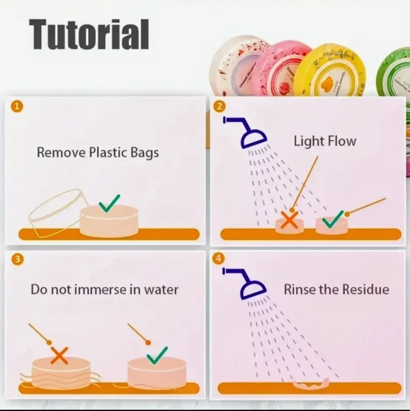 NWT 🥰🚿SHOWER STEAMERS 8 PC GIFT BOX🚿🥰 $30 RETAIL 🎄🎁 $15! - Picture 4 of 6